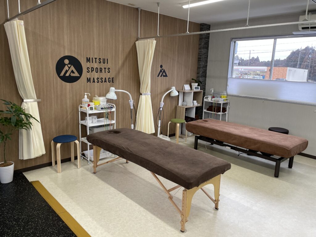 三井スポーツマッサージ　施術エリア